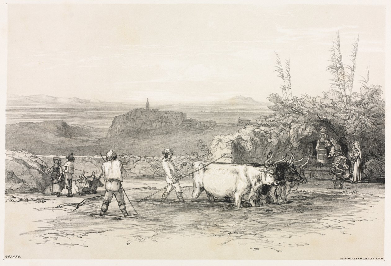 Pohledy v Římě a jeho okolí: Roiate od Edward Lear