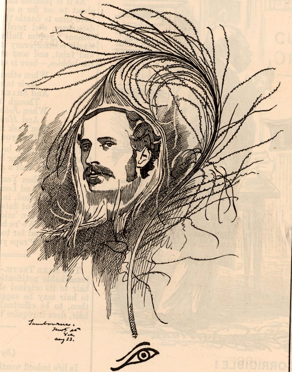Karikatura Ellis Ashmead-Bartlett od Edward Linley Sambourne