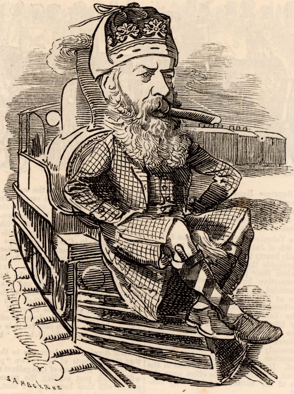 George Granville William Sutherland-Leveson-Gower od Edward Linley Sambourne