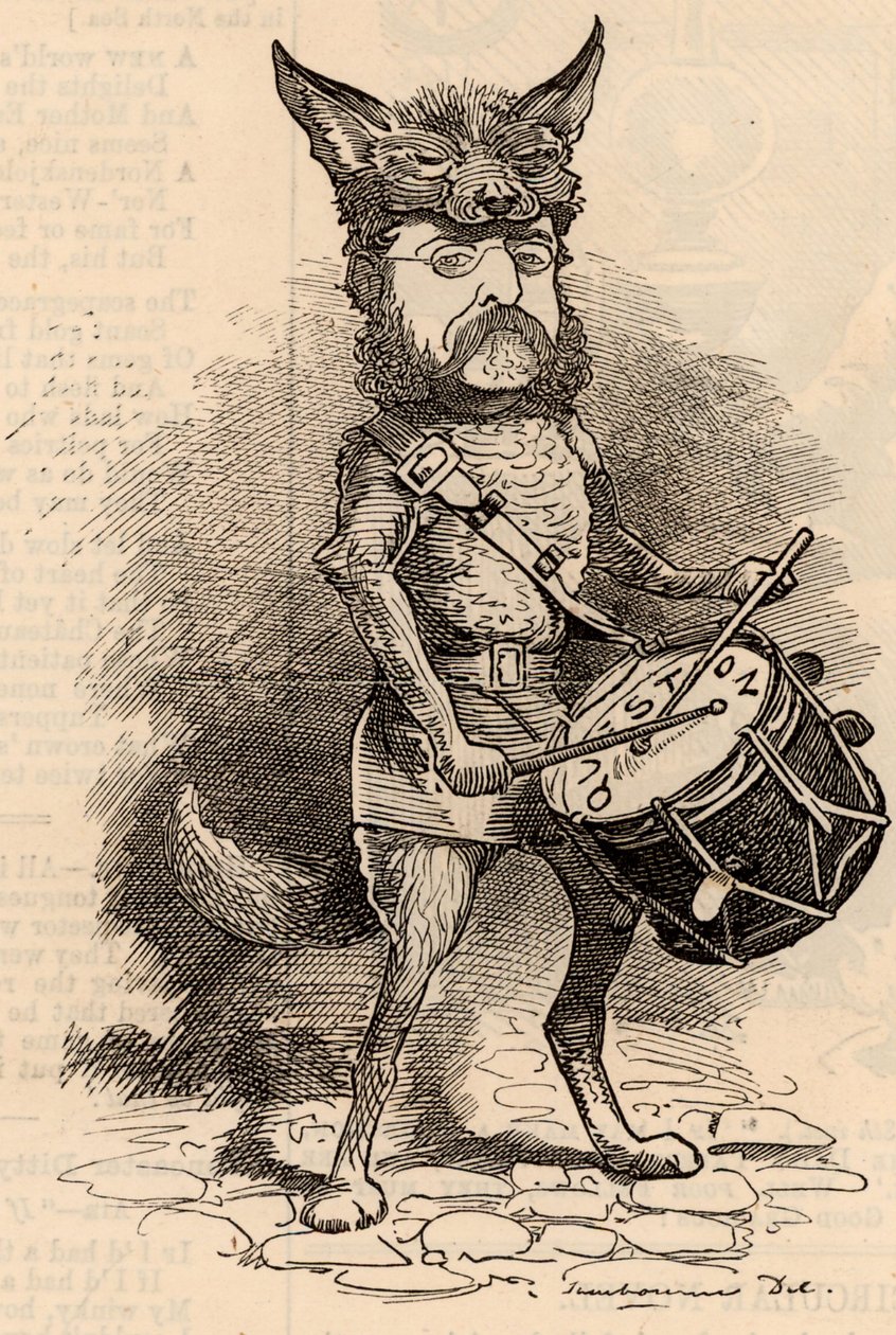 Henry Drummond Charles Wolff (1830-1908) od Edward Linley Sambourne