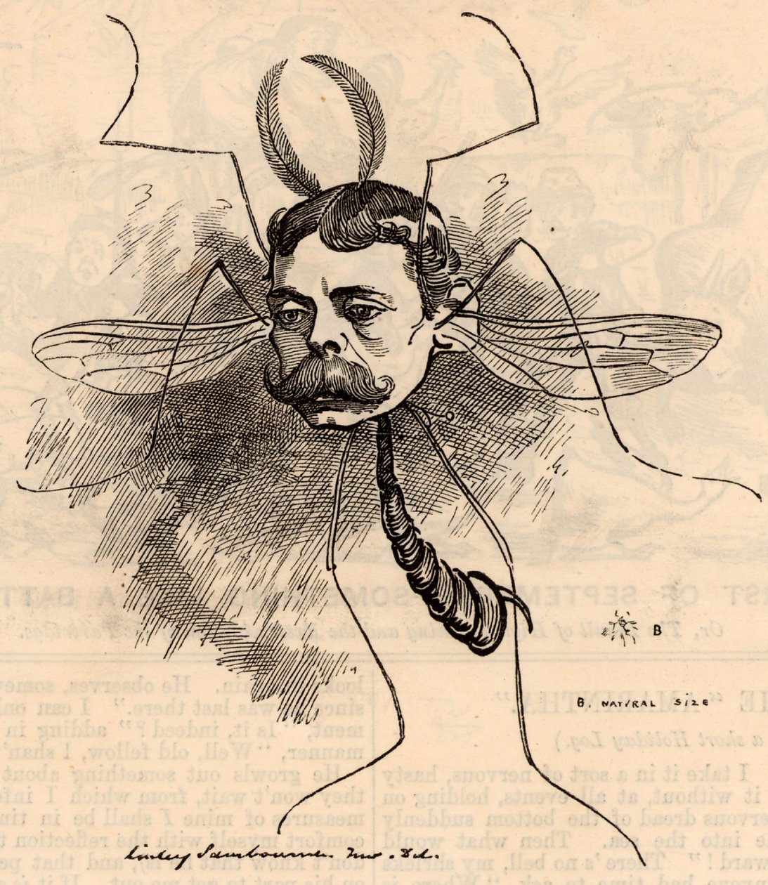 Lord Randolph Henry Spencer Churchill (1849-1895) od Edward Linley Sambourne