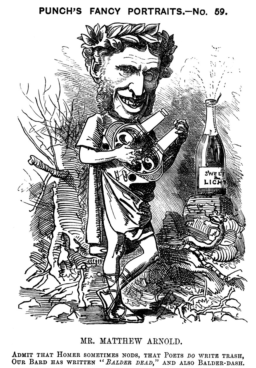 Matthew Arnold 1822-1888, britský básník, kritik a pedagog, 1881 od Edward Linley Sambourne