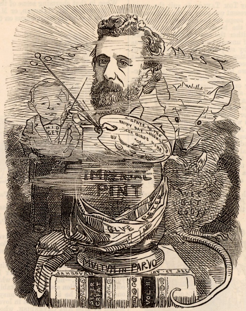 Portrét Petera Grahama od Edward Linley Sambourne