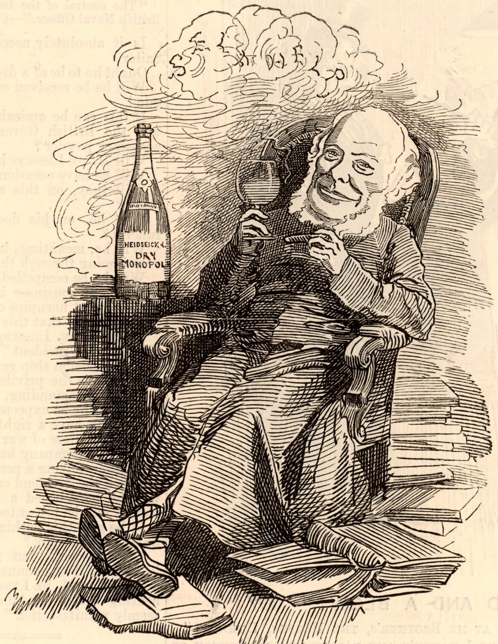 Samuel Smiles (1812-1904) od Edward Linley Sambourne