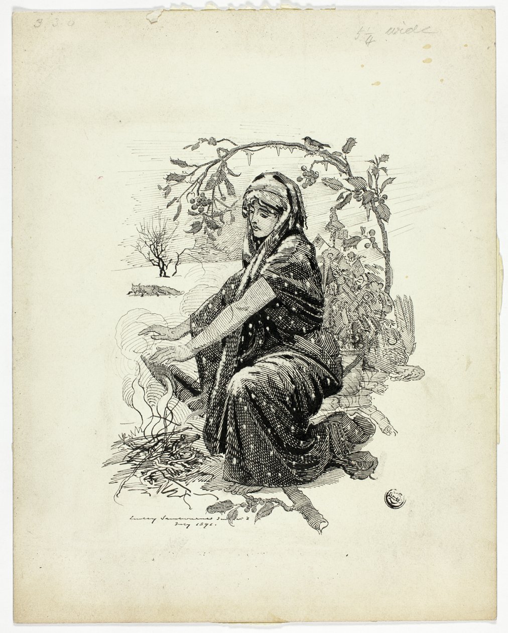 Zimní od Edward Linley Sambourne