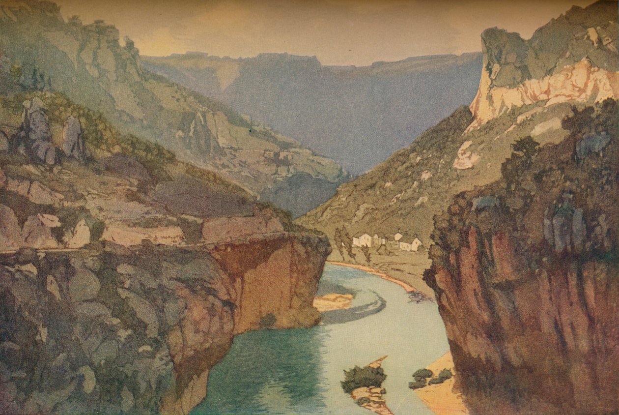 Gorges of the Tarn, 1912, 1914 od Edward Louis Lawrenson