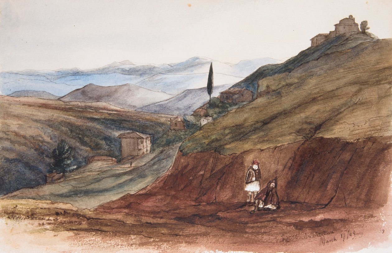 Andritzena od Edward & Lushington Franklin (1823 1901) Lear