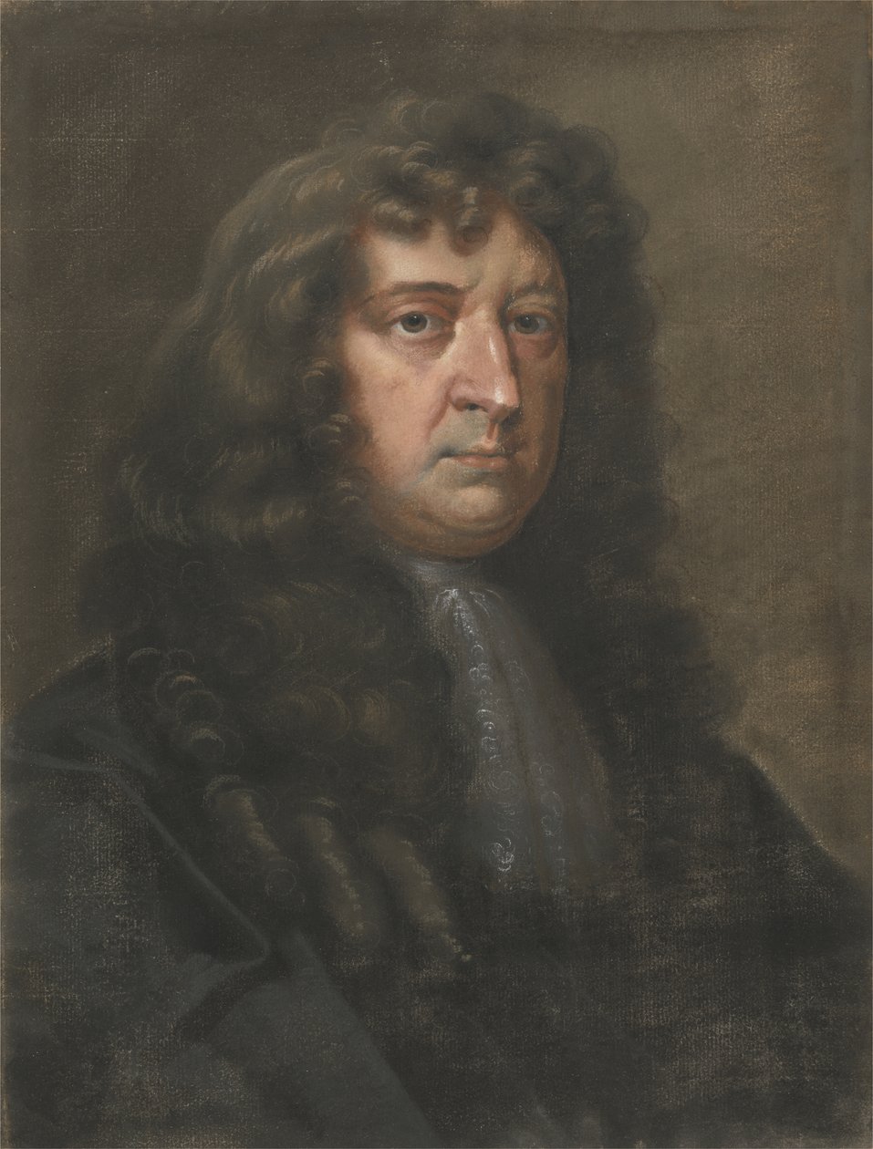 Samuel Butler (1612-80), autor Hudibras (pastel na položený papír) od Edward Lutterell