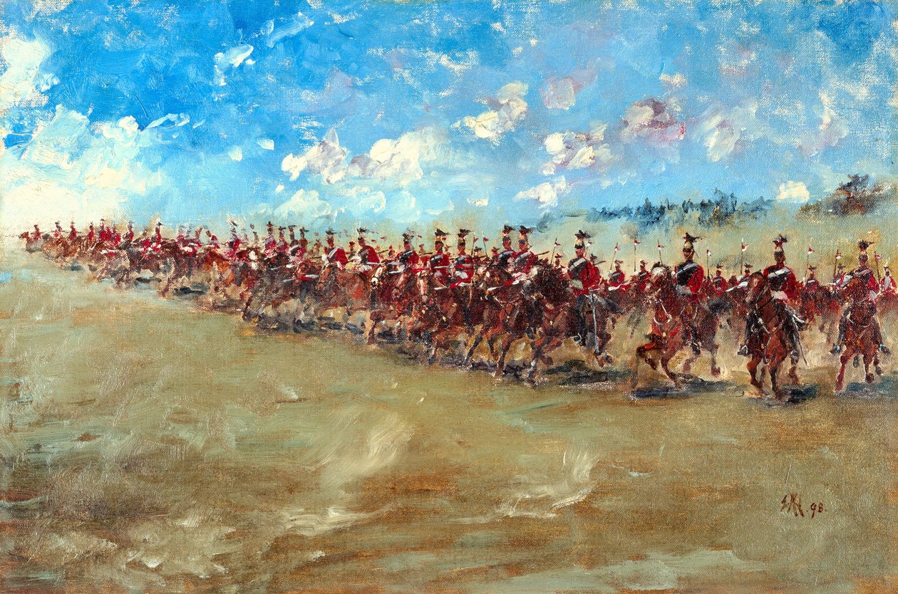 16. Kopiníci postupující cvalem, 1898 od Edward Matthew Hale