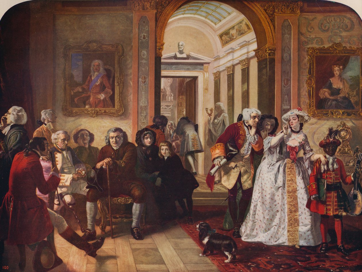 Dr. Johnson v Předpokoji lorda Chesterfielda, 1748, c1915 od Edward Matthew Ward