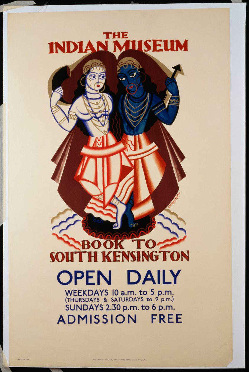 Indiánské muzeum od Edward McKnight Kauffer