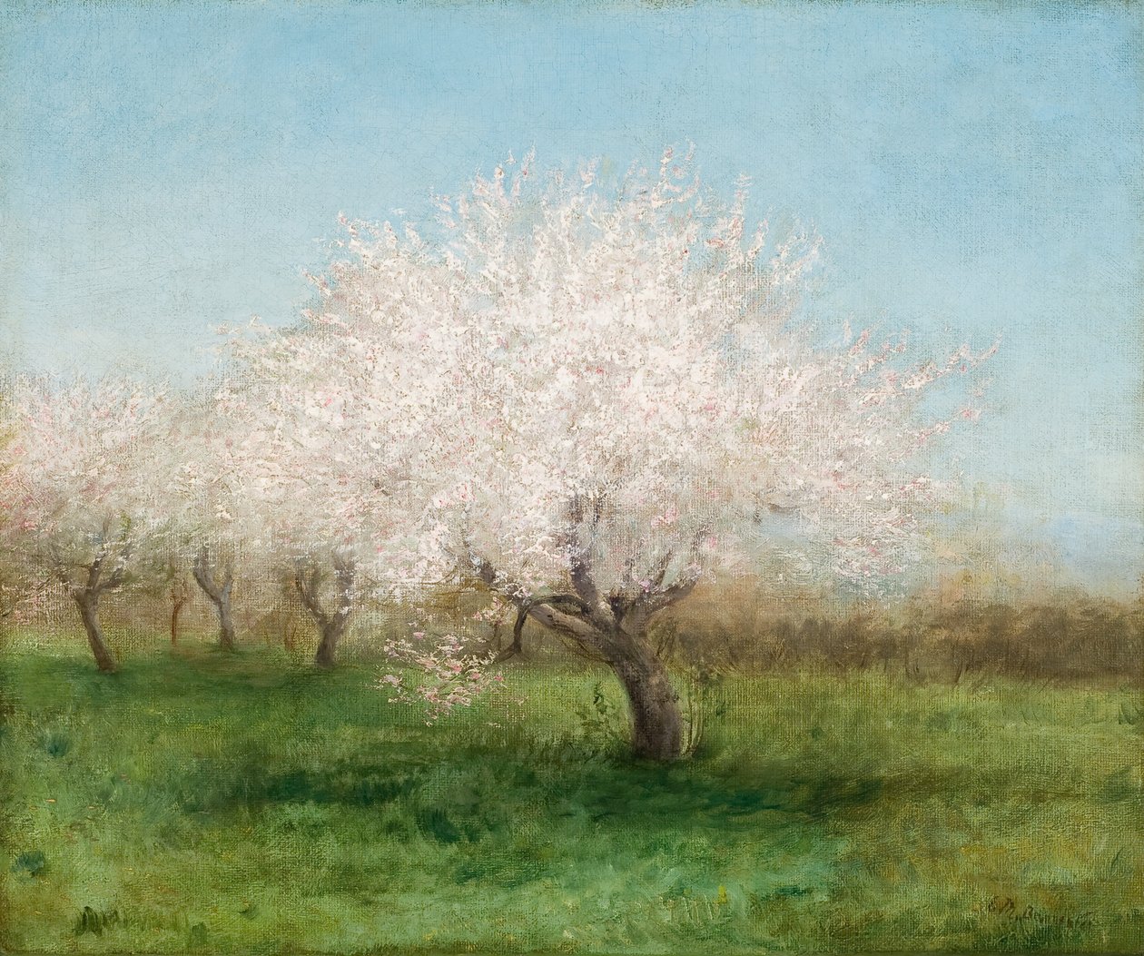 Jabloně na louce 1890 (olej na plátně) od Edward Mitchell Bannister