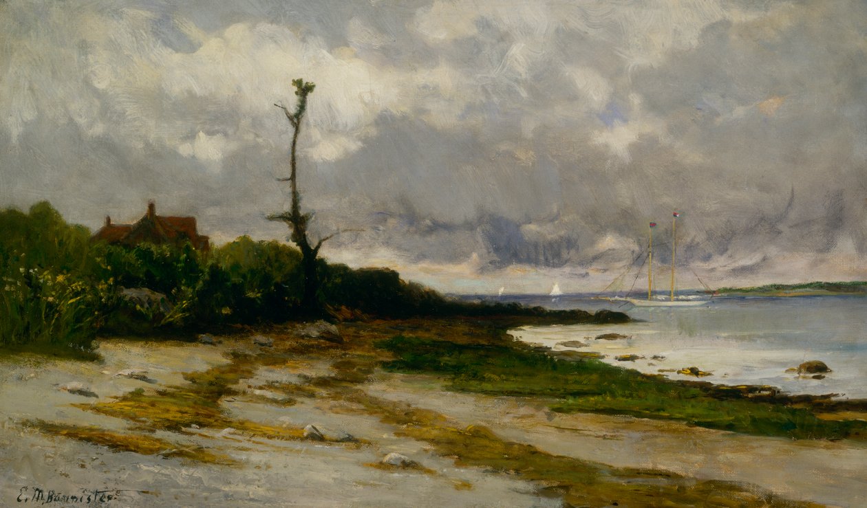 Krajina poblíž Newport, R. I., ca. 1877-1878. od Edward Mitchell Bannister