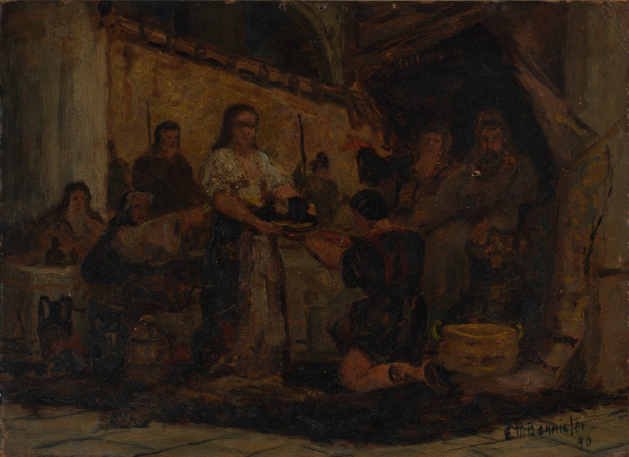 Salome přijímá hlavu Jana Křtitele od Edward Mitchell Bannister