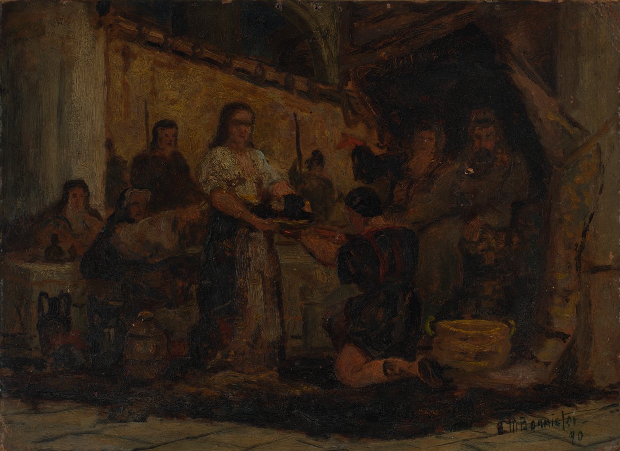 Salome přijímá hlavu Jana Křtitele, 1890. od Edward Mitchell Bannister