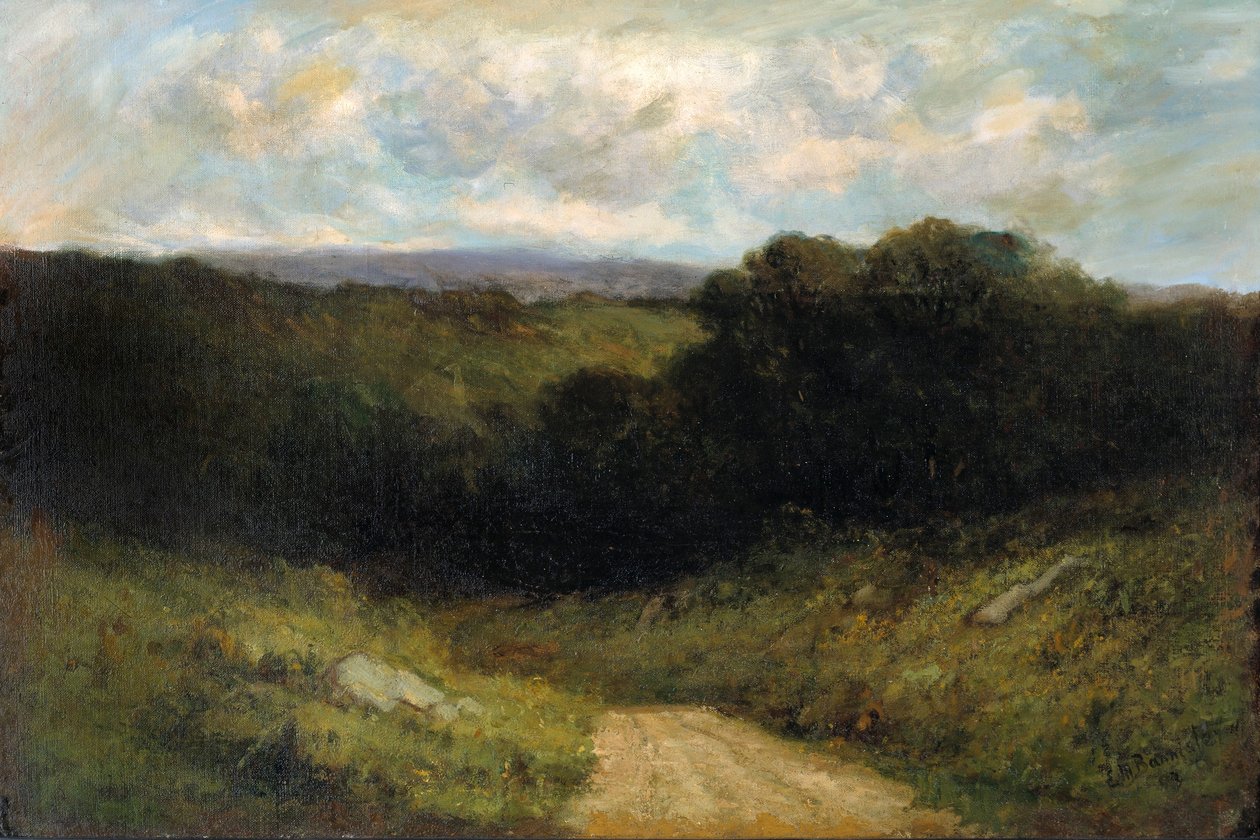 Cesta do údolí od Edward Mitchell Bannister