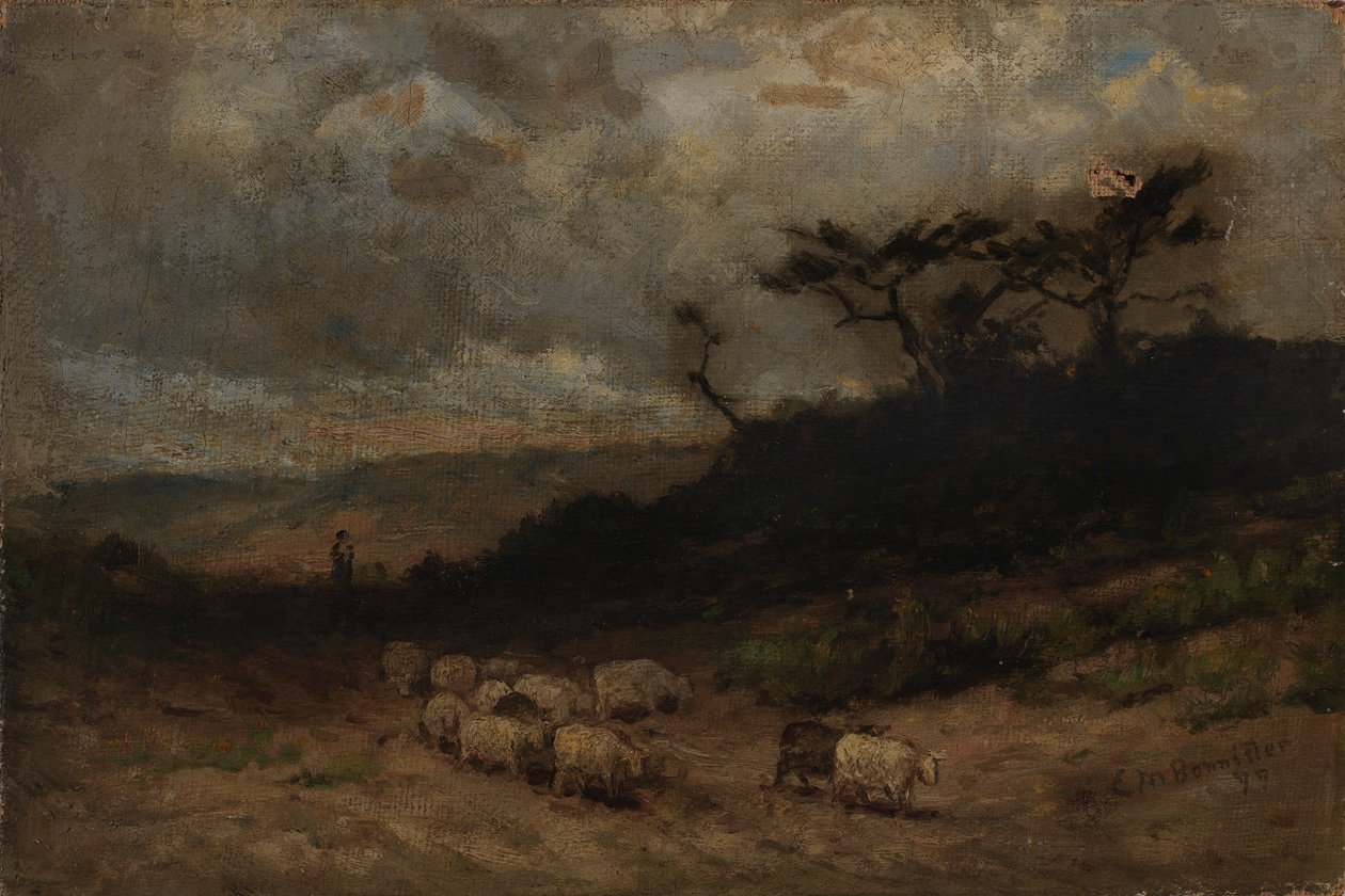 Bez názvu (pastýř s ovcemi) od Edward Mitchell Bannister