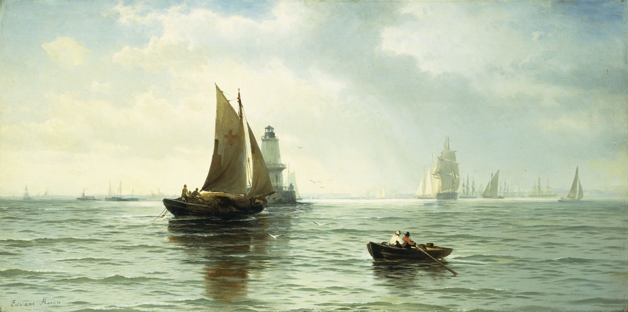 Kolem majáku, od Edward Moran