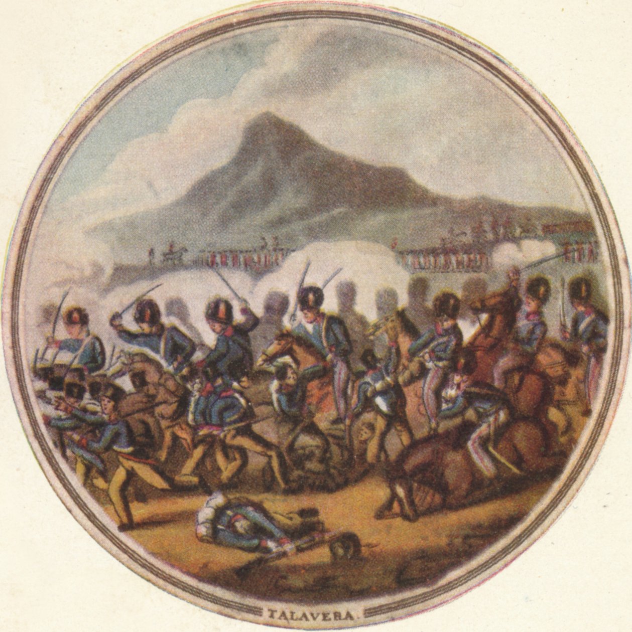 Bitva u Talavery, 1815, 1910 od Edward Orme