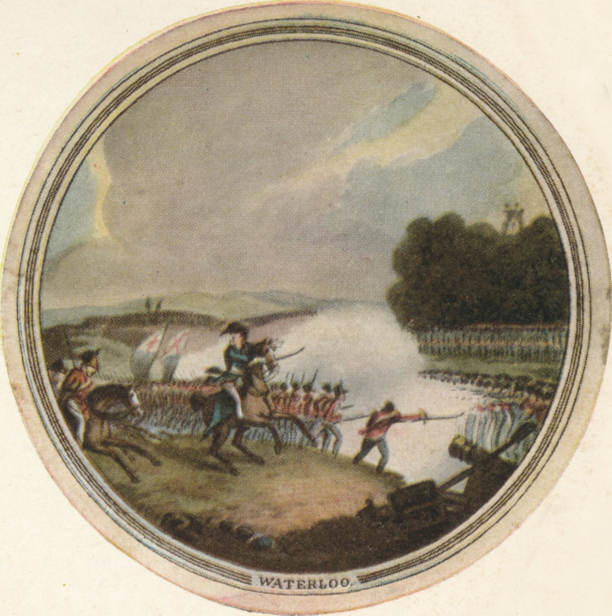 Bitva u Waterloo, 1815, 1910 od Edward Orme