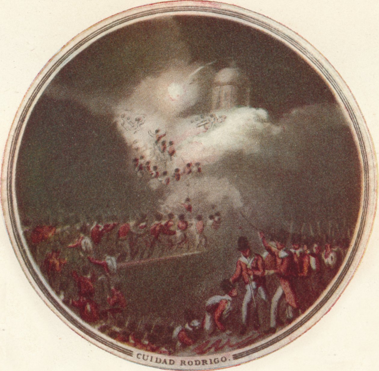 Capture of Care Rodrigo, 1815, 1910 od Edward Orme