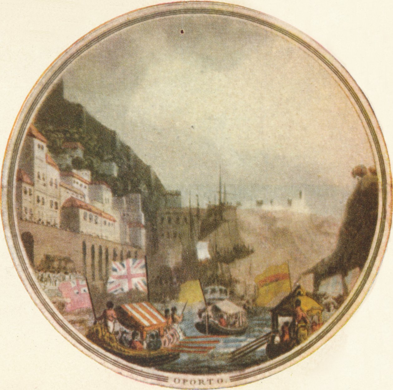 Průchod Douro, 1815, 1910 od Edward Orme