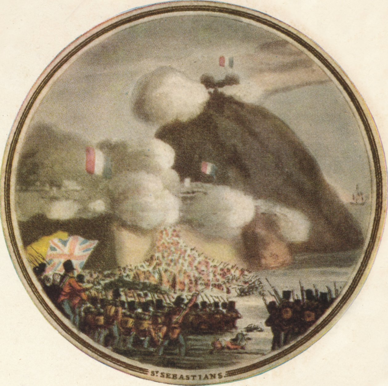 Útok na svatého Šebestiána, 1815, 1910 od Edward Orme