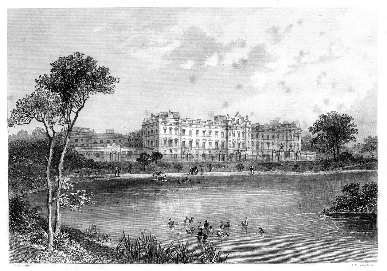Buckinghamský palác, Londýn, 1899. od Edward Paxman Brandard
