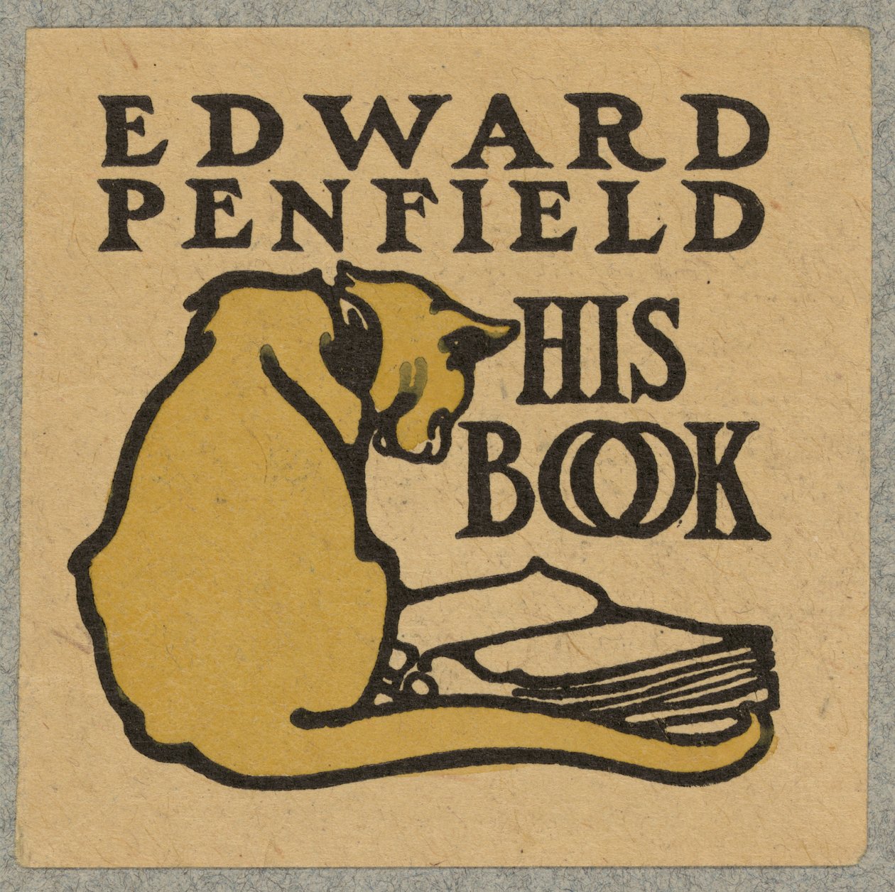Knihovna, cca 1900 od Edward Penfield