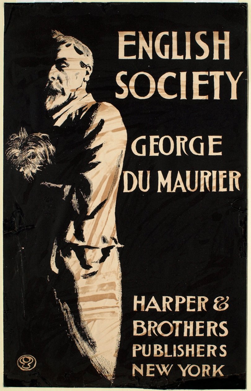 Anglická společnost, od George du Maurier, Harper & Brothers, nakladatelé od Edward Penfield