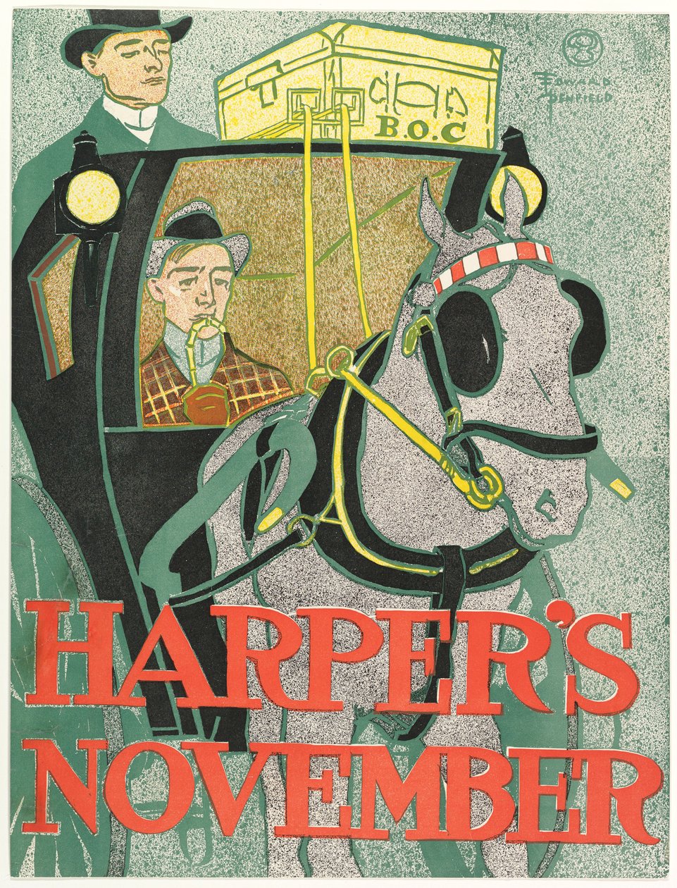 Harpers New Monthly Magazine, listopad 1896 od Edward Penfield