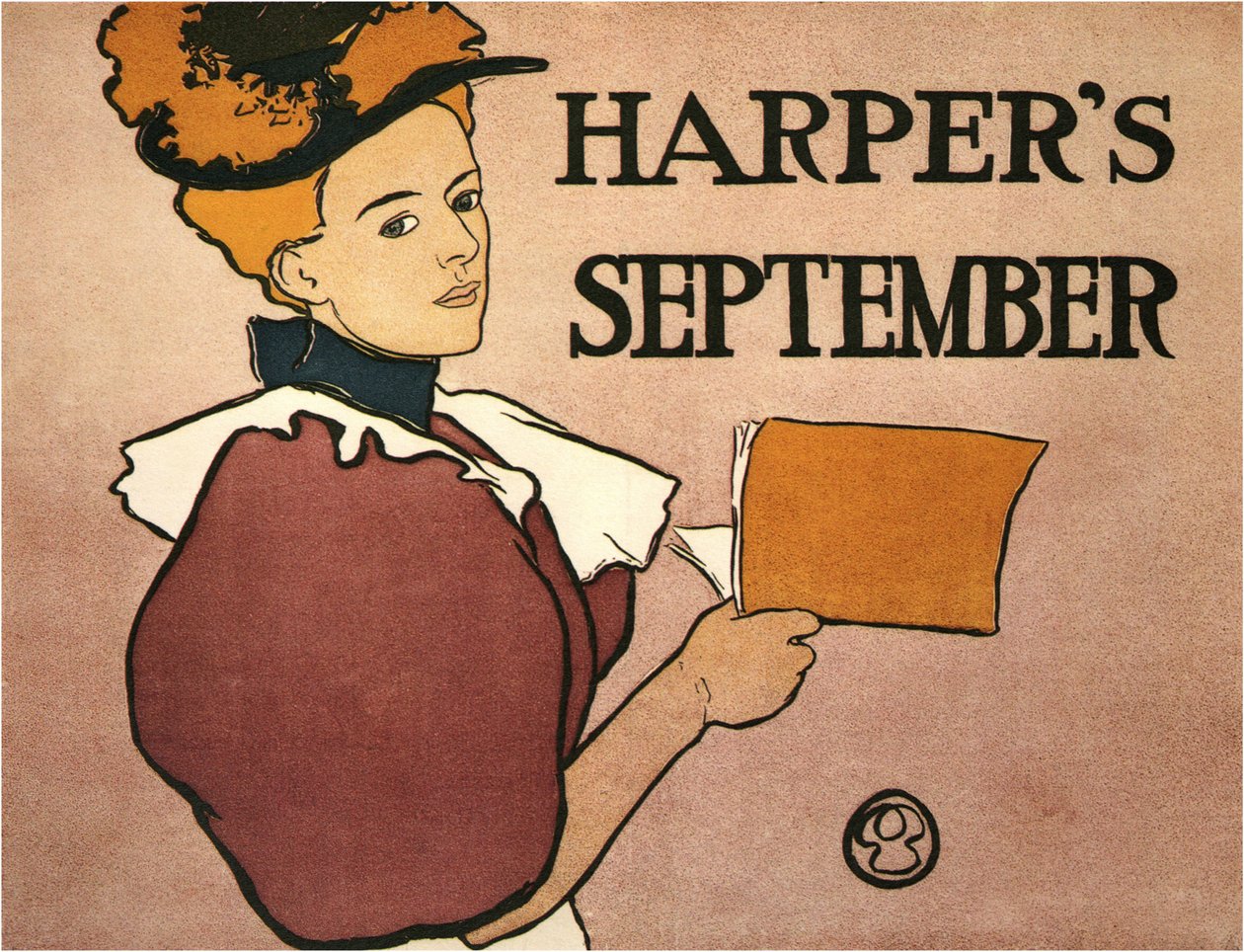 Harpers září 1896 od Edward Penfield