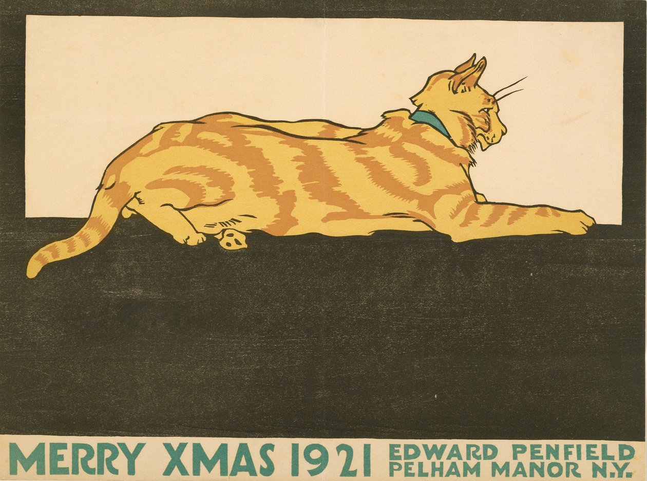 Fröhliche Weihnachten, 1921 od Edward Penfield