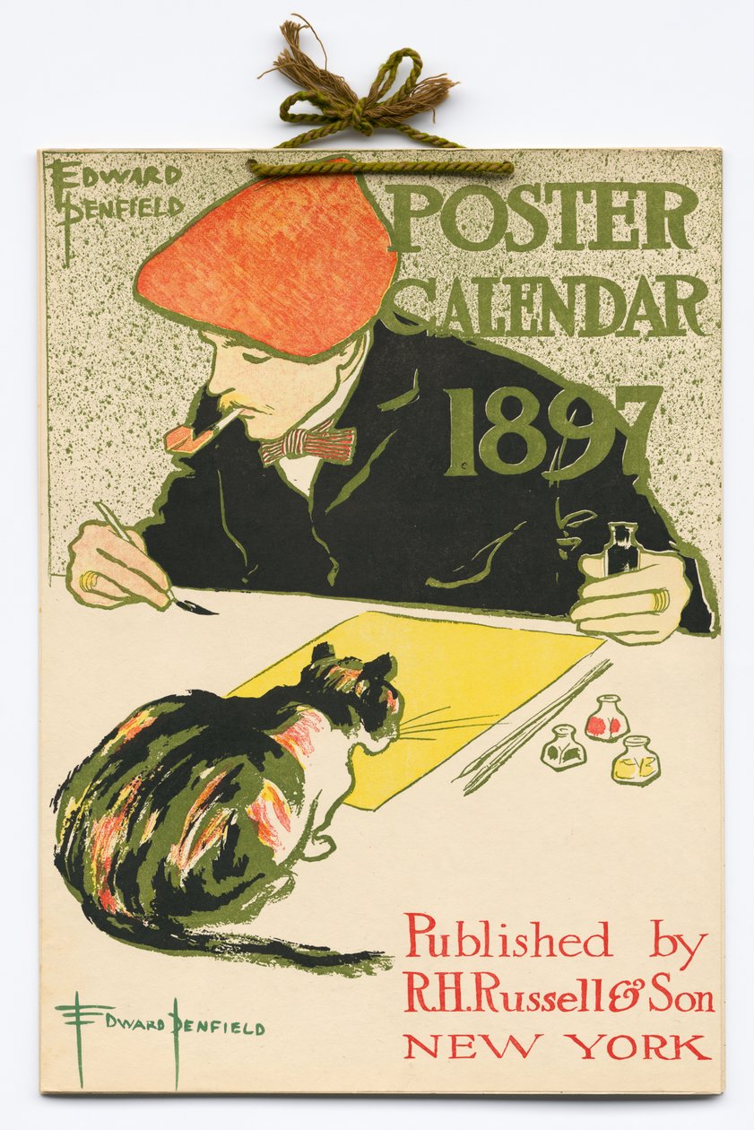 Kalenderplakat 1897 od Edward Penfield