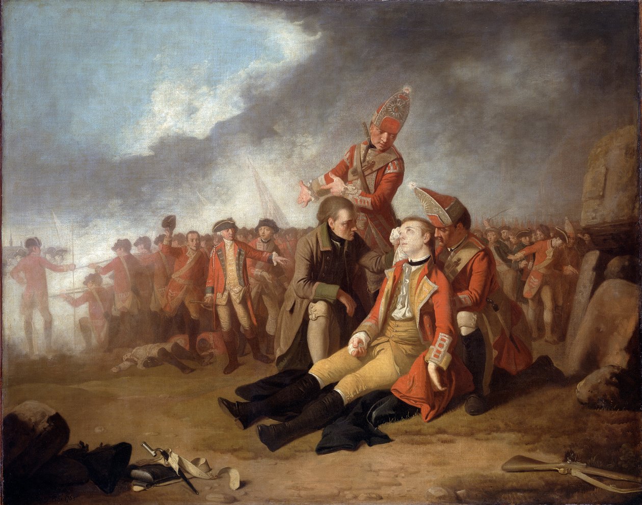 Smrt generála Wolfa, 1763 od Edward Penny