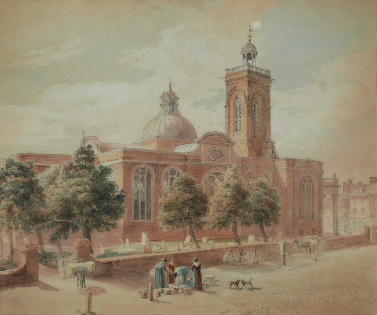 Kostel Všech svatých, Northampton od Edward Pretty