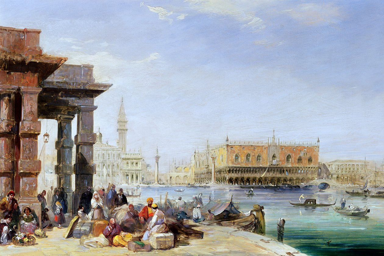 Dóžecí palác ze Santa Maria della Salute od Edward Pritchett