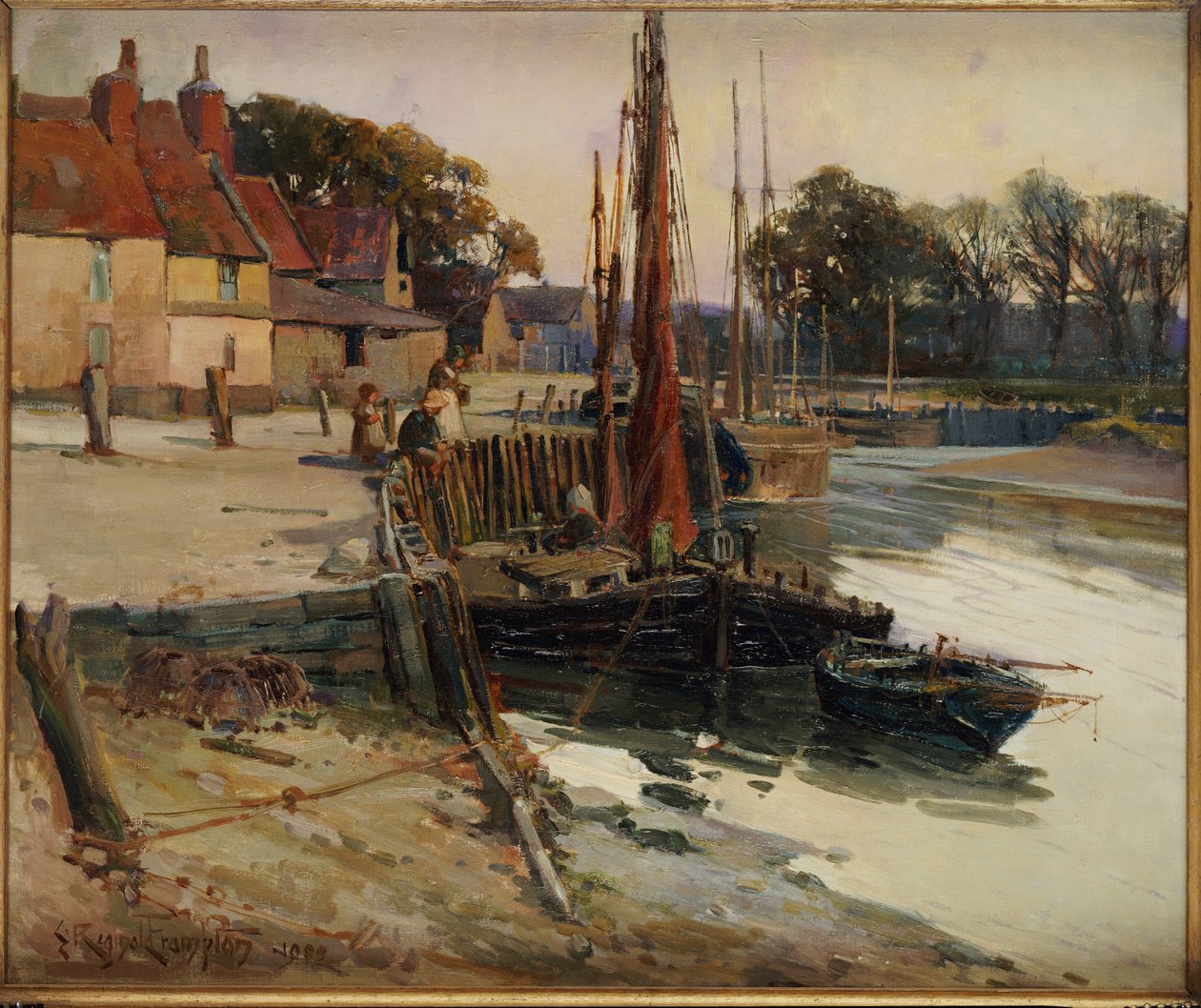 Cornish Fishing Village, 1900 od Edward Reginald Frampton