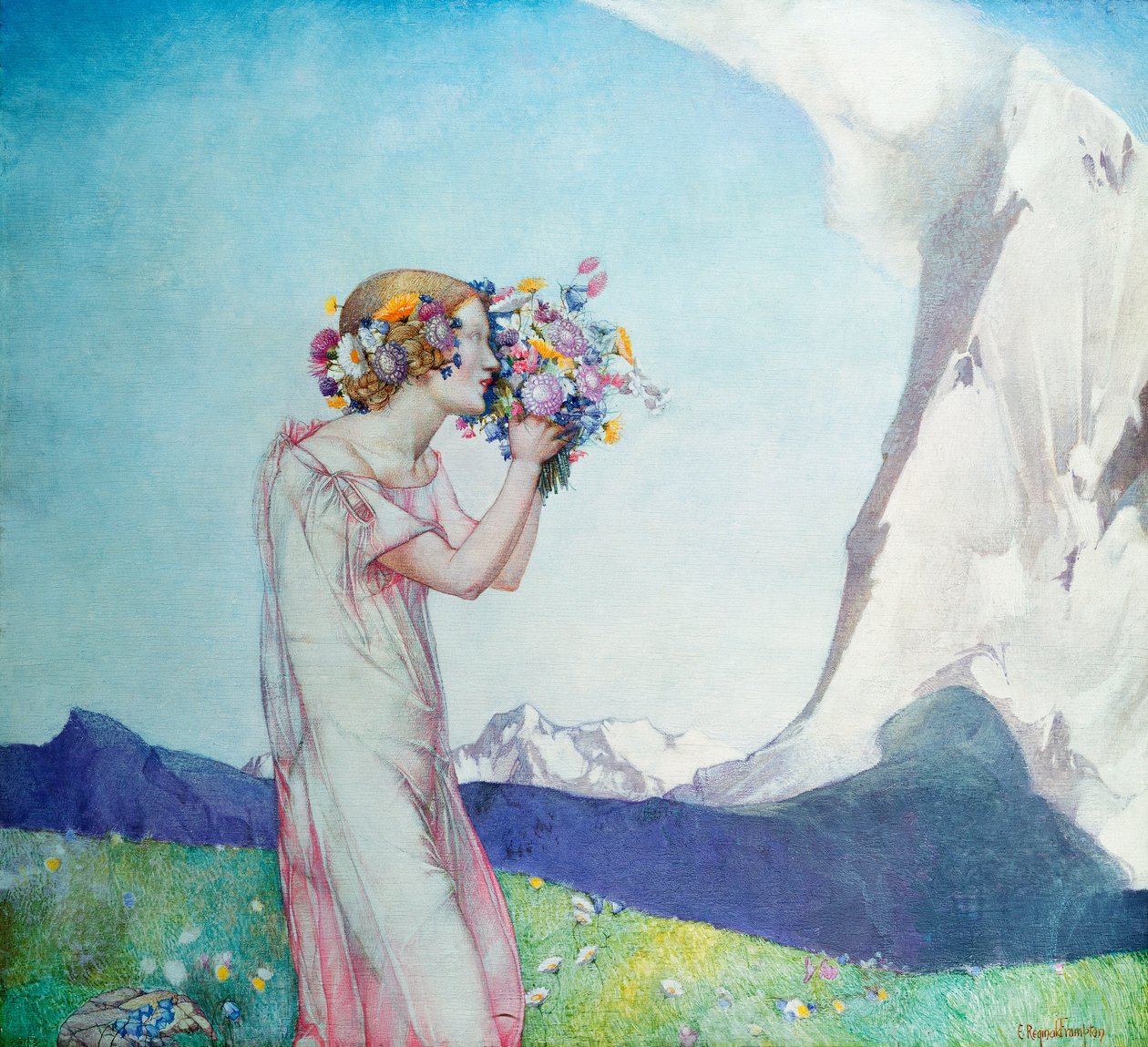 Alpská flóra od Edward Reginald Frampton