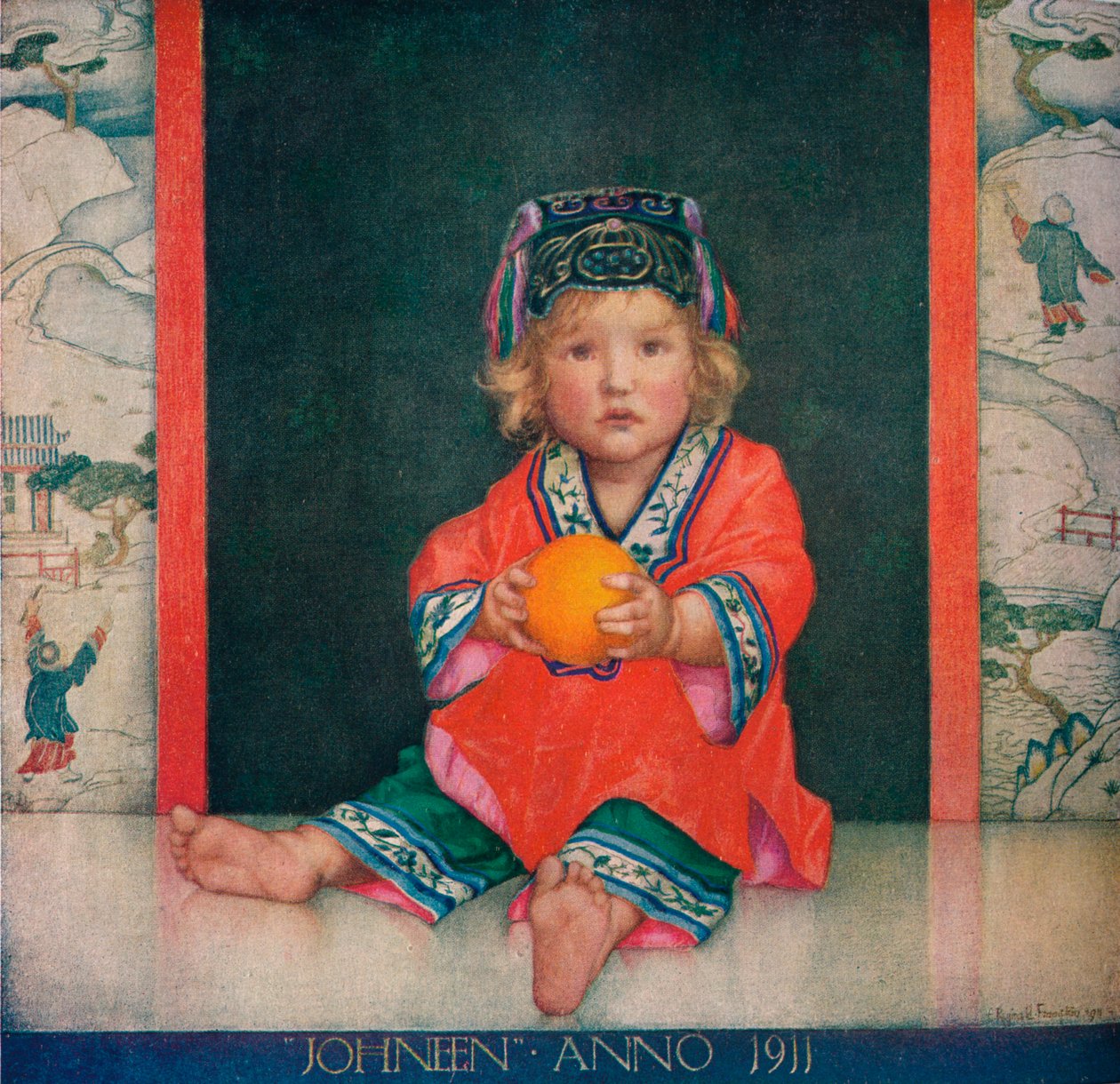 Johneen, syn pana a paní John Noble, 1911, 1919 od Edward Reginald Frampton