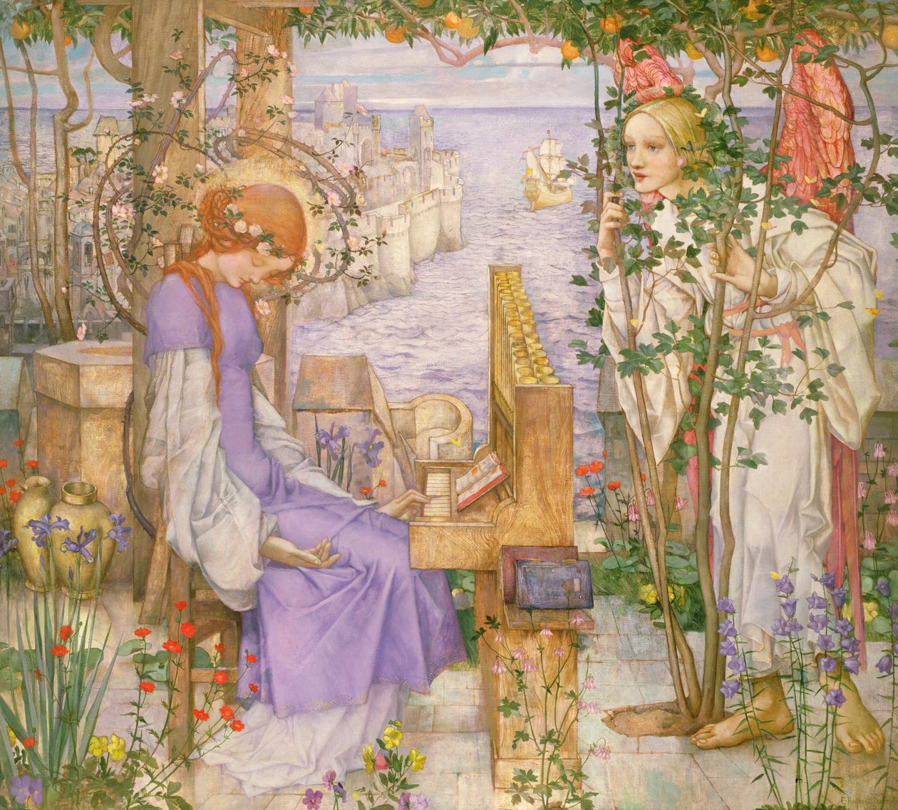 St. Cecily, kolem roku 1904 od Edward Reginald Frampton