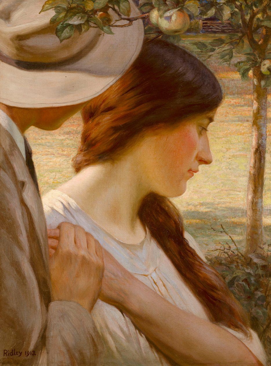 Stín (olej na plátně) od Edward Ridley