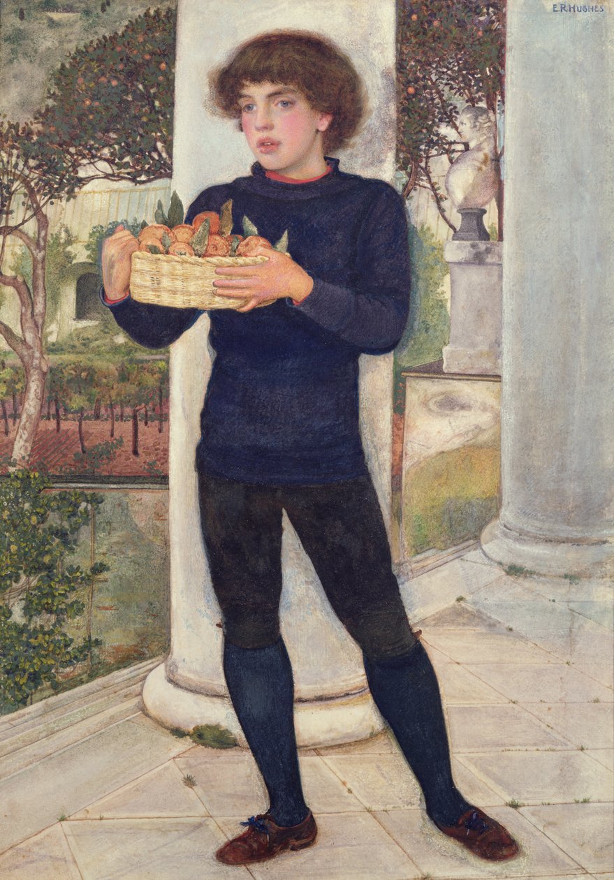 Košík pomerančů od Edward Robert Hughes