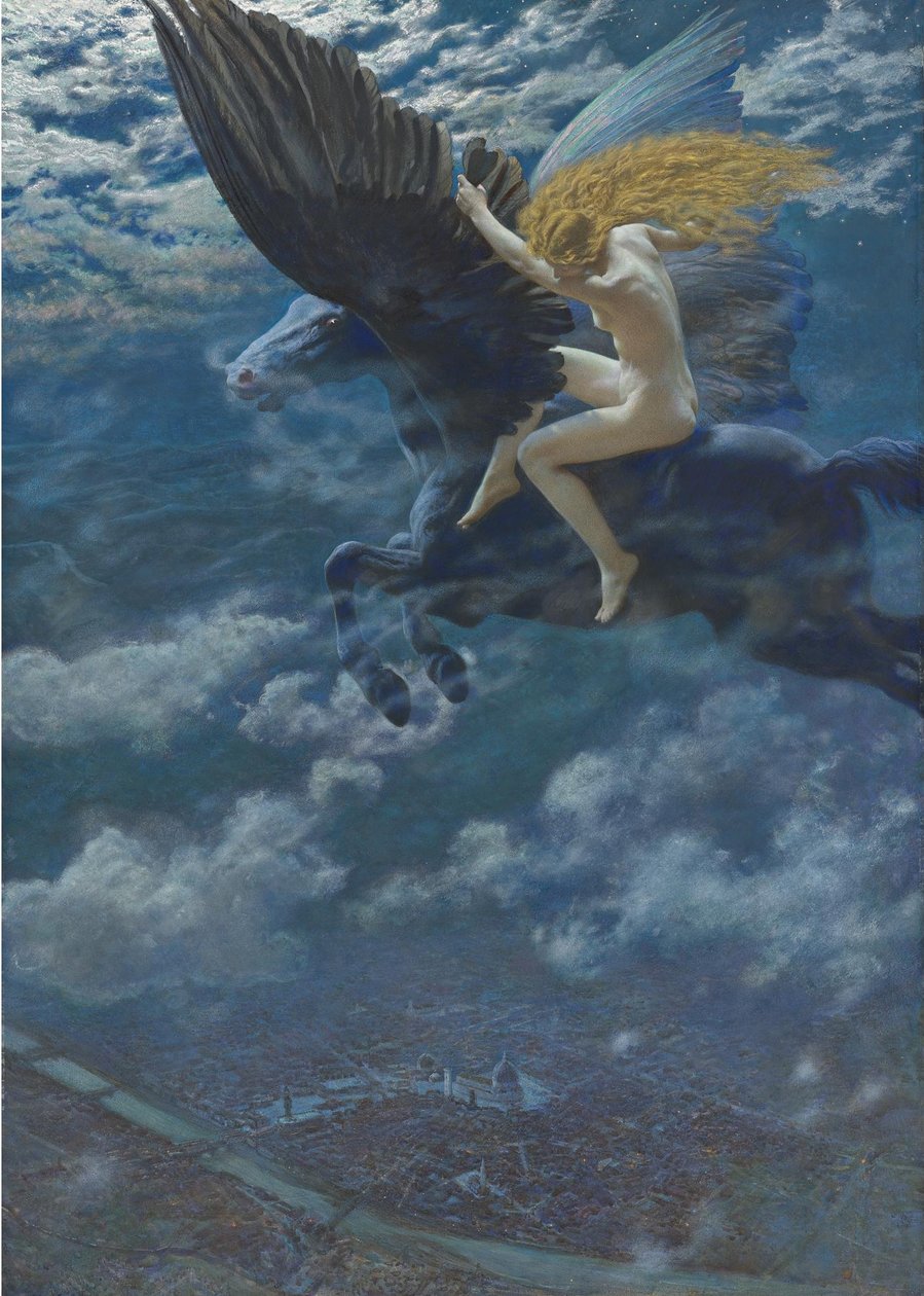 Idyla snů Valkýra, c. 1902 od Edward Robert Hughes