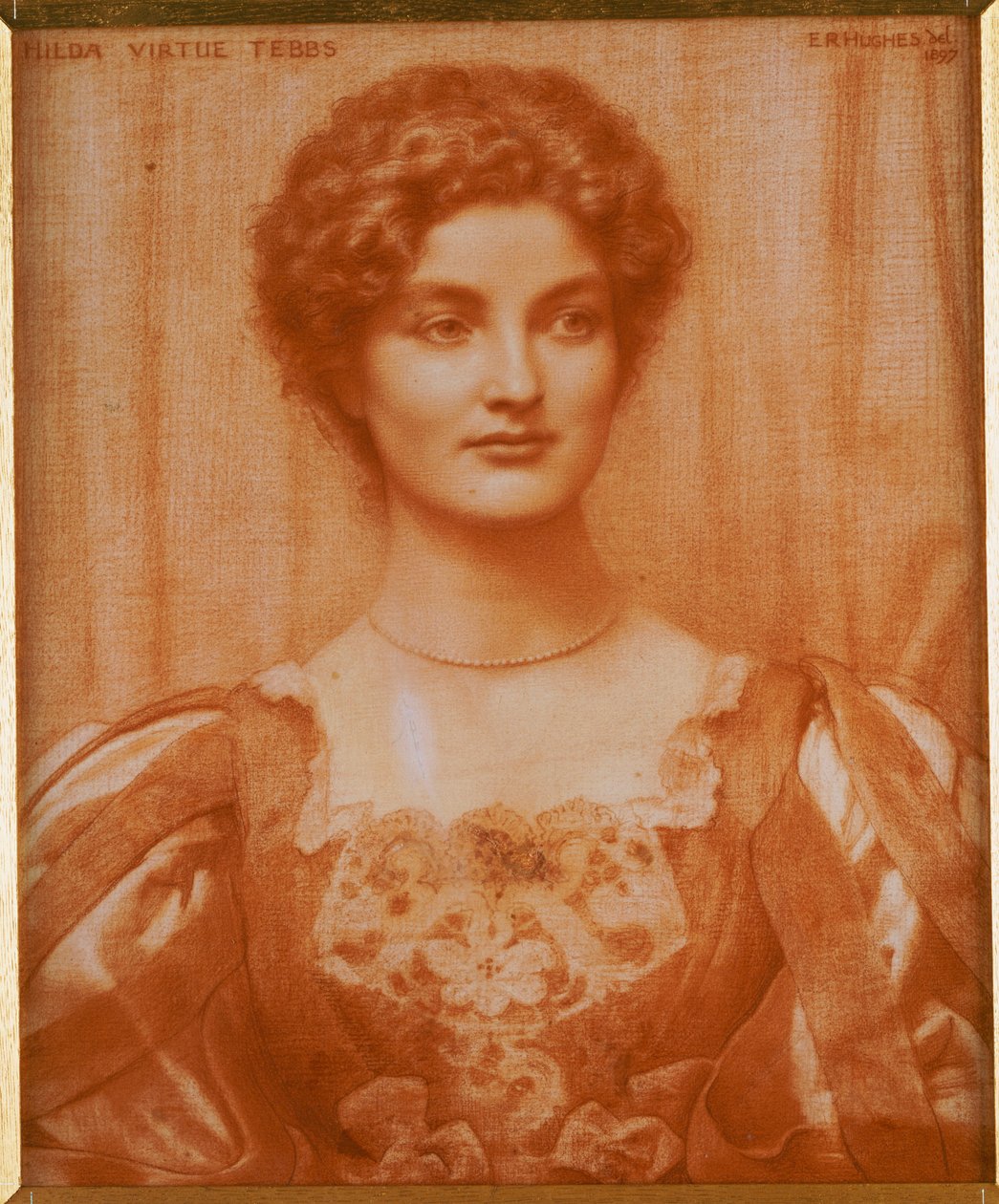Portrét Hildy Virtue Tebbsové, 1897 od Edward Robert Hughes