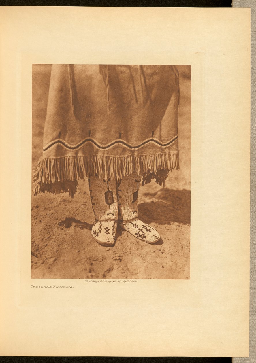 Cheyenne Schuhe od Edward S. Curtis