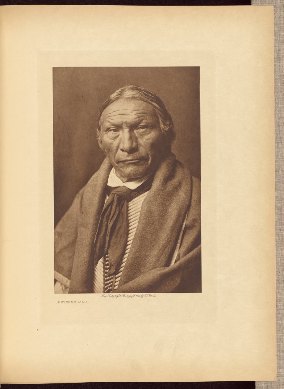 Cheyenne Man od Edward S. Curtis