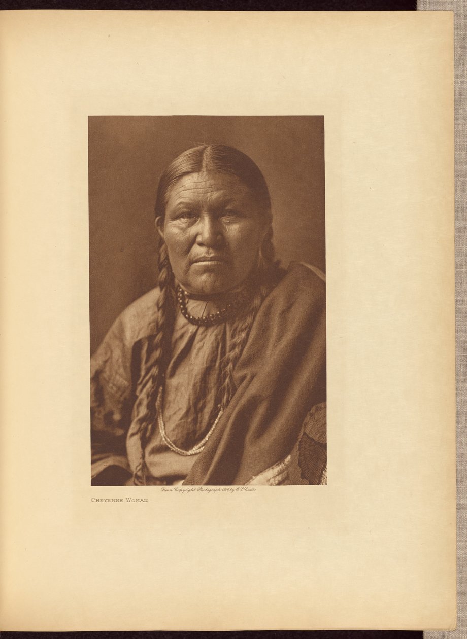 Cheyenne Woman od Edward S. Curtis