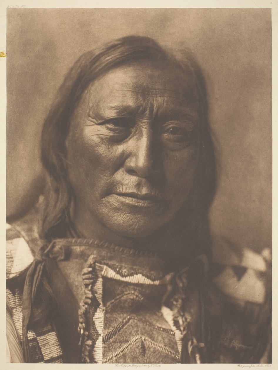 Medvěd dutý roh od Edward S. Curtis