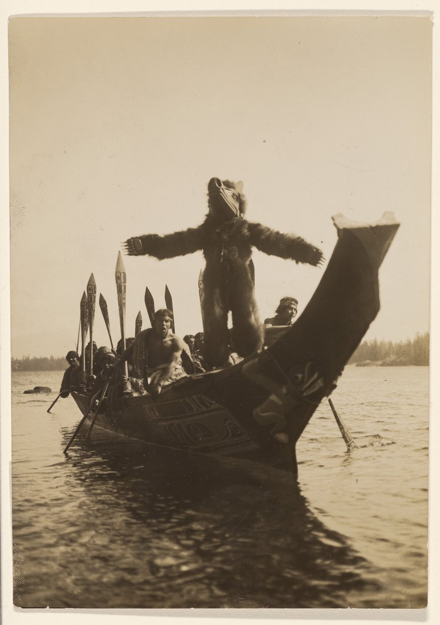 [Poslové, kteří žádají o ruku Waketovy dcery] od Edward S. Curtis